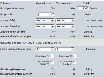 Coral calculator